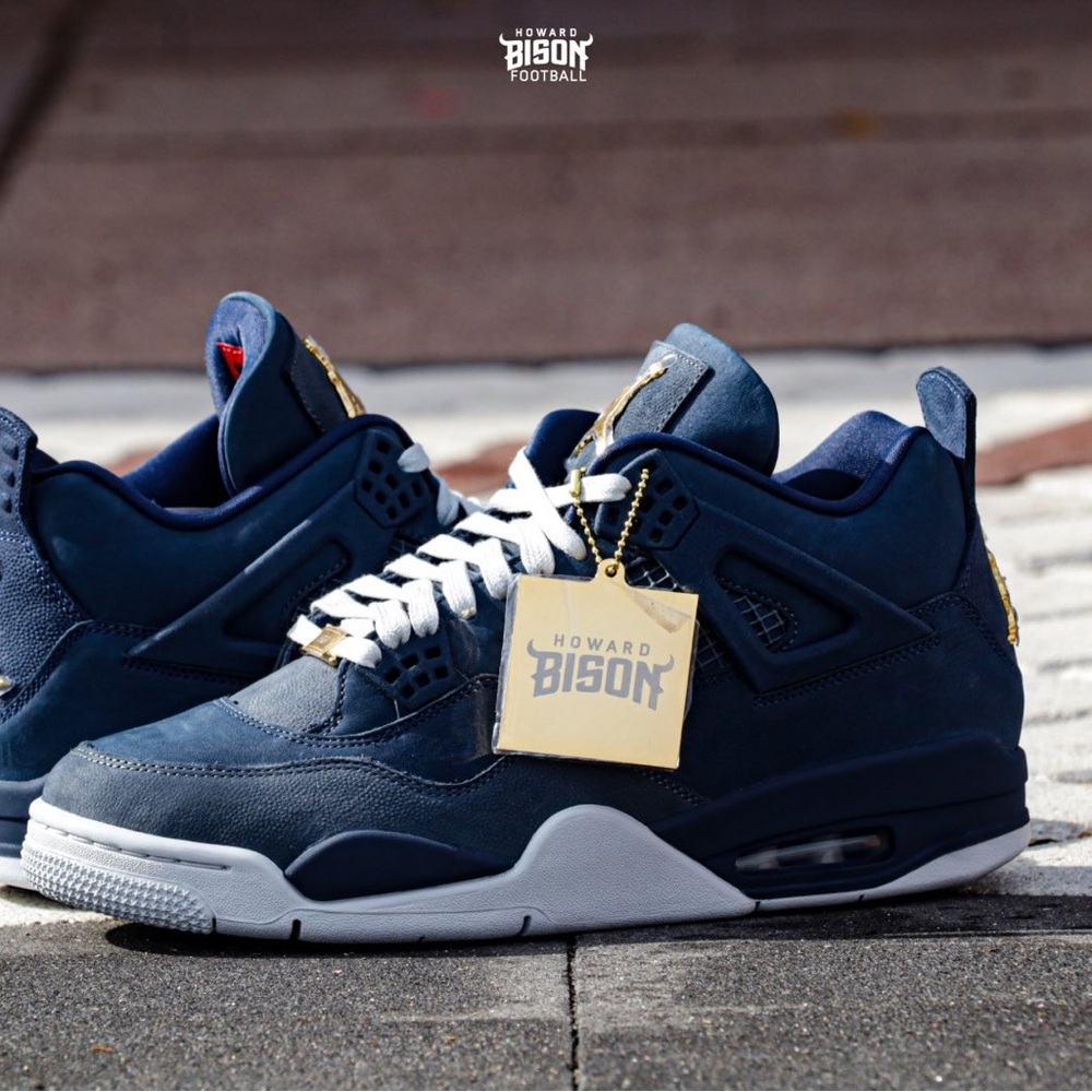 Jordan Athletic Shoes in Navy and White